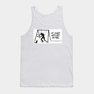 The Adrian's Undead Diary At Least He's Not on Fire logo Tank Top